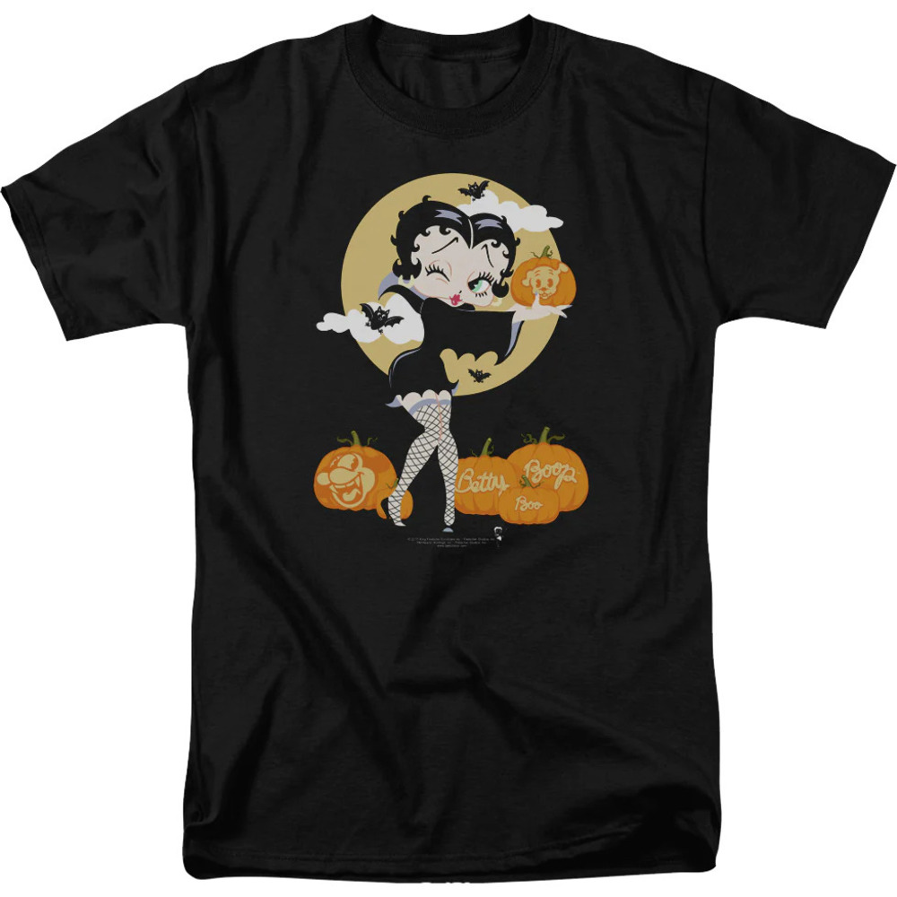 Halloween Pumpkin Patch Betty Boop Tshirt